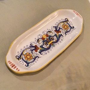 Deruta Italian Cracker Dish, Florentine